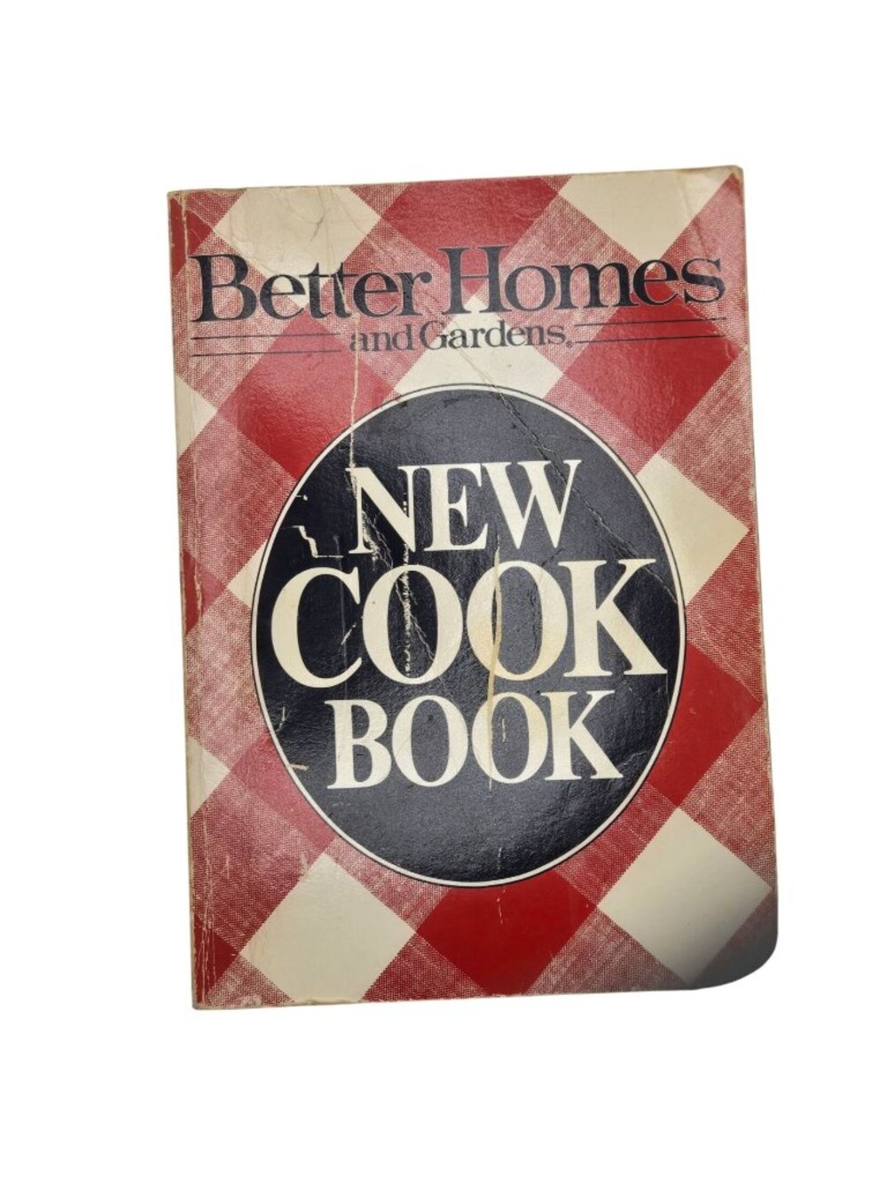 Better Homes & Gardens Cookbook 1986  Fifth Printing Paperback Red Plaid Cover